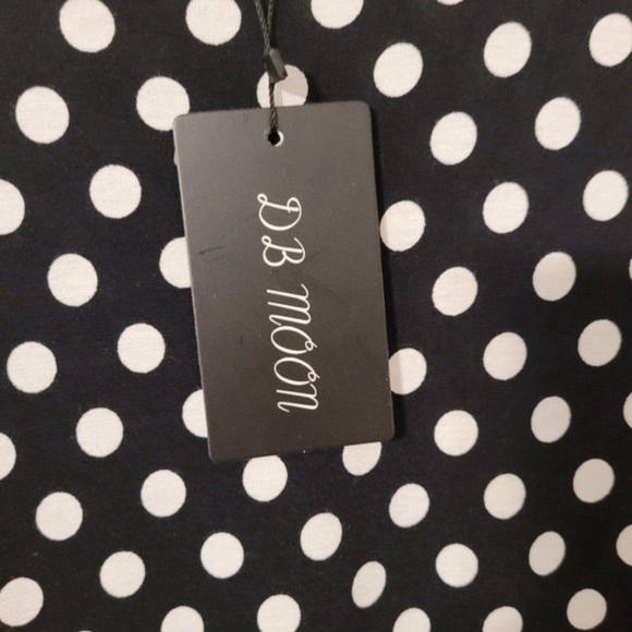 DB MOON Women Summer Casual Short Sleeve Dresses Empire Waist Dress with Pockets - Picture 5 of 7